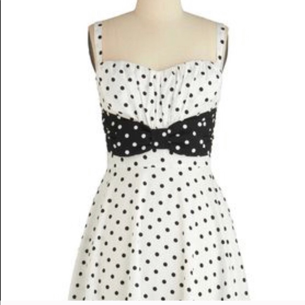 Stop Staring polka dot dress  rockabilly